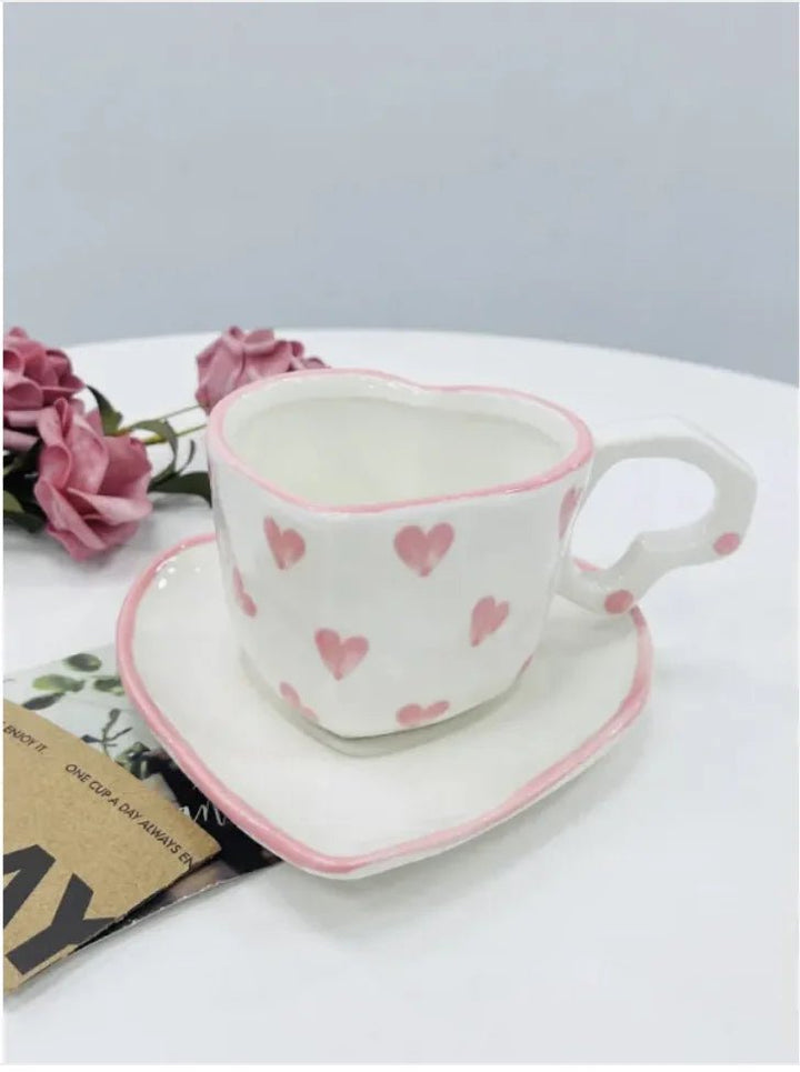 Charming Ceramic Mugs for Girls – Cute and Stylish Design - Whimsical Shoppe