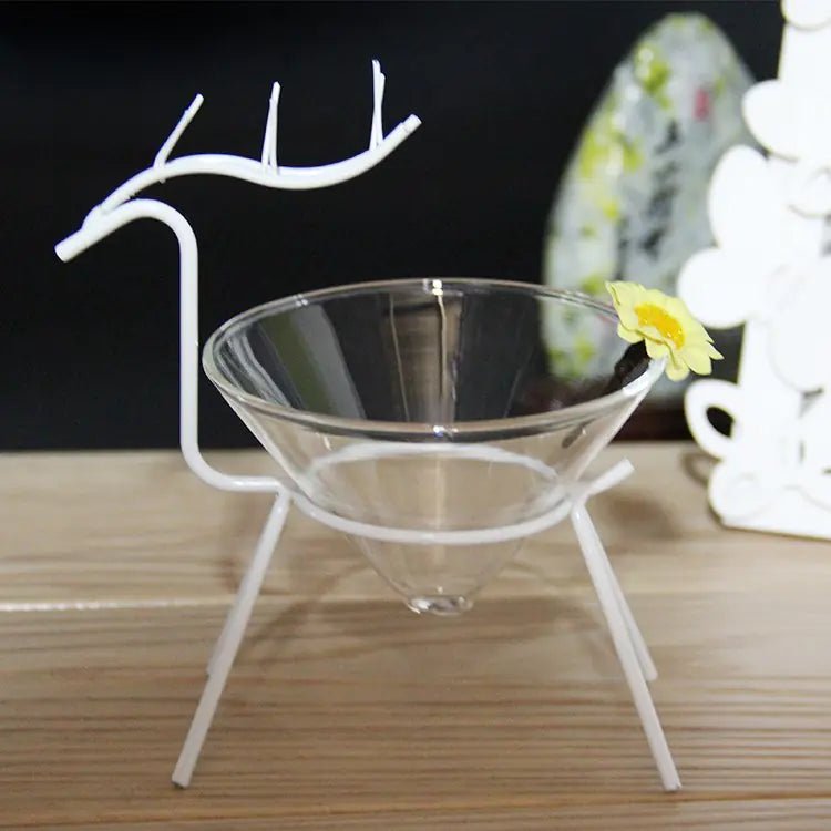 Christmas Reindeer Glass Dinnerware Bowl Set (170ML) - Borosilicate - Whimsical Shoppe
