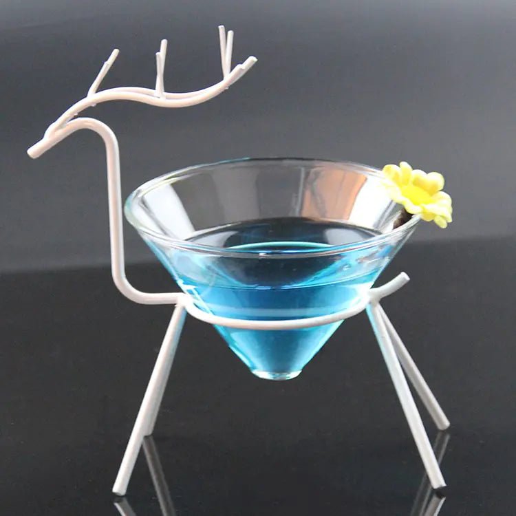 Christmas Reindeer Glass Dinnerware Bowl Set (170ML) - Borosilicate - Whimsical Shoppe