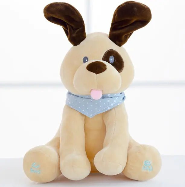 Customizable Musical Plush Elephant for Kids – 12" Singing Peek - A - Boo Toy (PP Cotton, 3×AA) - Whimsical Shoppe