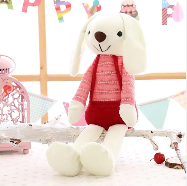 Cute Princess Bunny Plush Toy – Super Soft Rabbit Doll (40–70 cm, Blue/Red/Yellow/Green/Dark Green) - Whimsical Shoppe