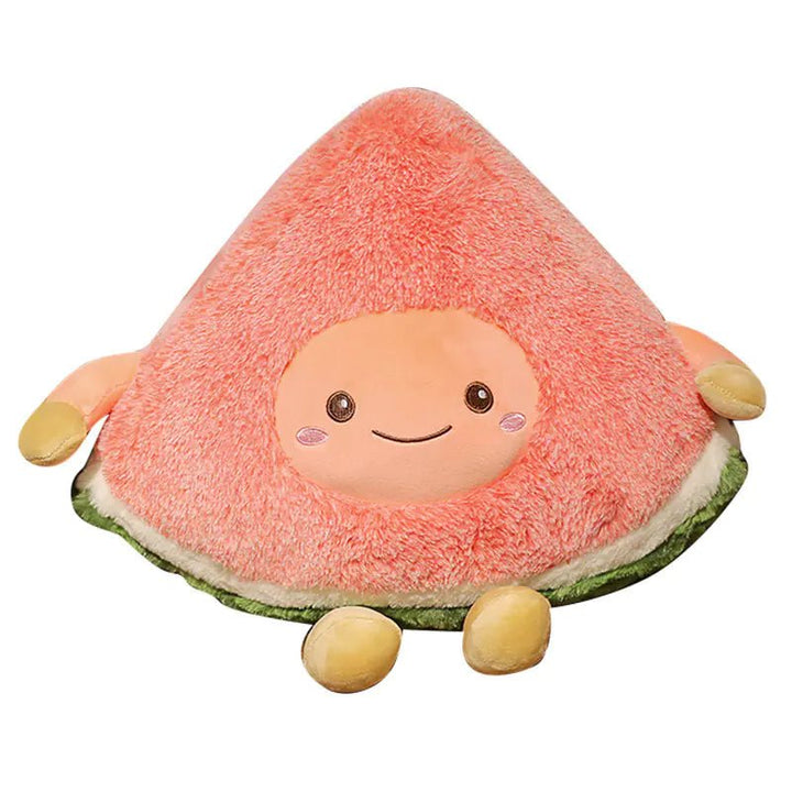 Cute Watermelon & Cherry Plush Toys for Kids – Soft PP Cotton Fruit Dolls (S/M/L), Age 3+, Cozy Gifts & Room Decor - Whimsical Shoppe