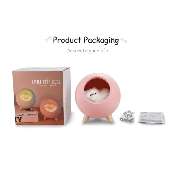 LED Cat Light USB Touch Night Light