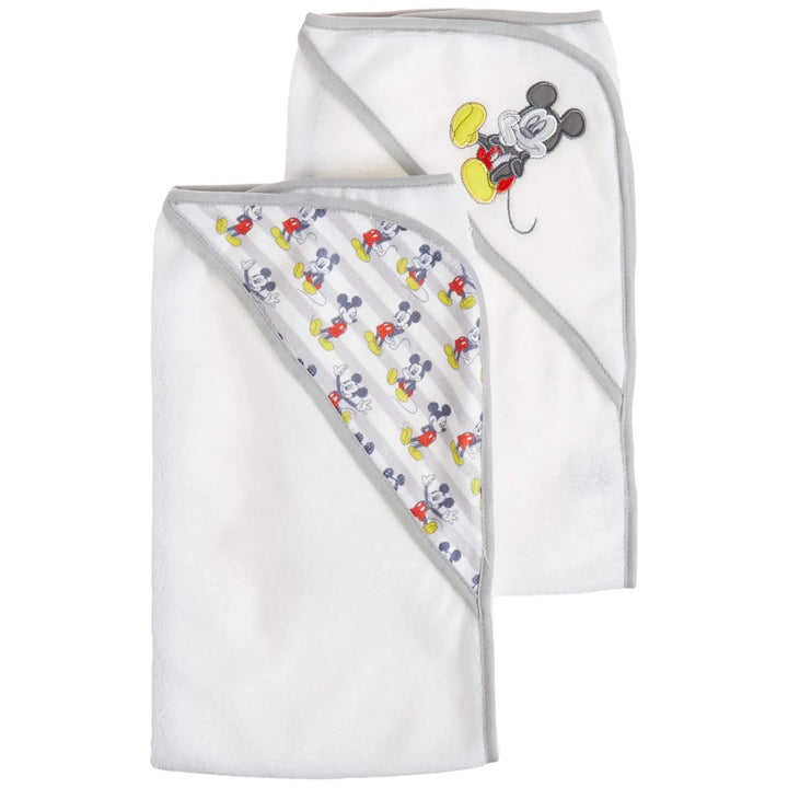 Disney Mickey Mouse Baby 2 Pack Rolled Hooded Towels - Whimsical Shoppe