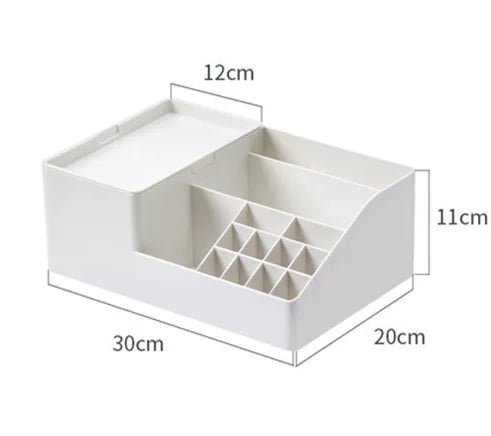 Durable Covered Makeup & Skincare Storage Box (30x20cm) - Whimsical Shoppe