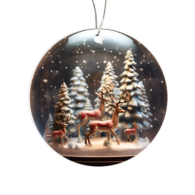 Acrylic Circle Ornament