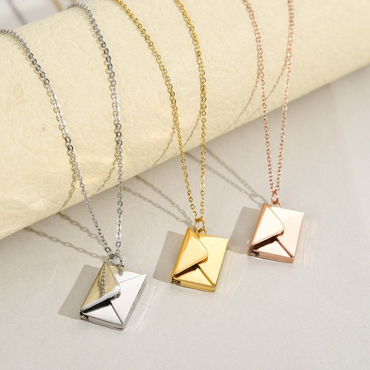 Envelope Necklace - Whimsical Shoppe