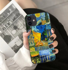 Abstract Van Gogh Phone Case - Water Transfer Hard Shell