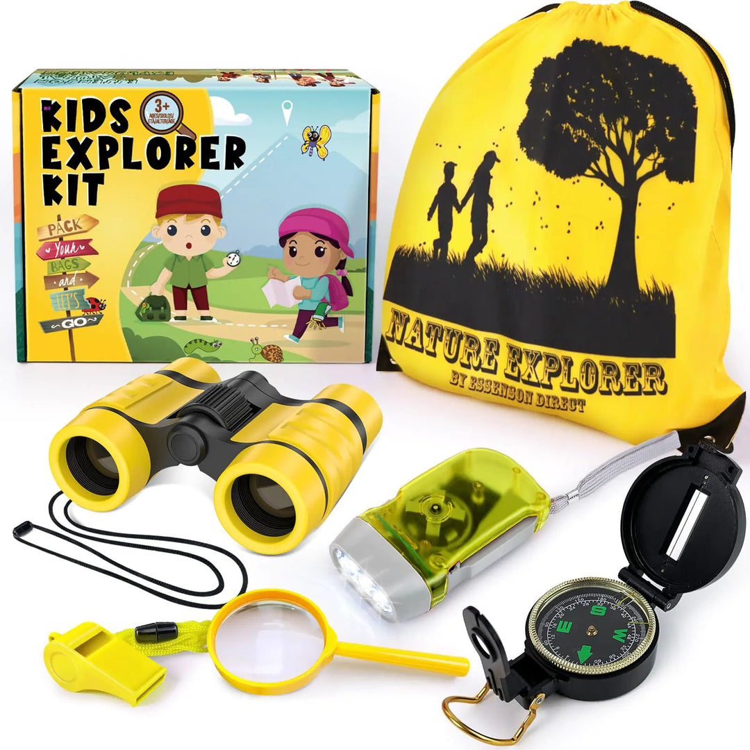 ESSENSON Kids Explorer Kit – Outdoor Adventure Set with Binoculars, Nature STEM Play, Summer Toys for Kids Ages 4–8 - Whimsical Shoppe