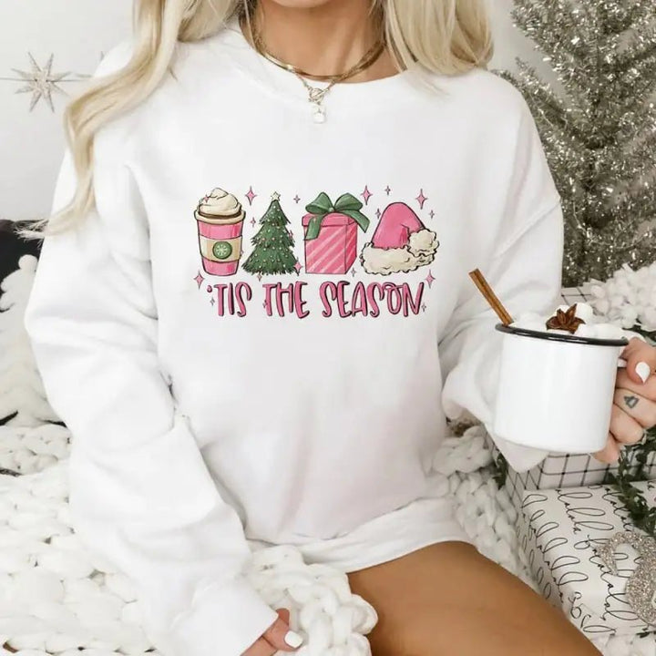 European Size Christmas Seasonal Sweatshirt - Cozy Crew Neck - Whimsical Shoppe