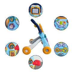 2-in-1 Baby Activity Walker