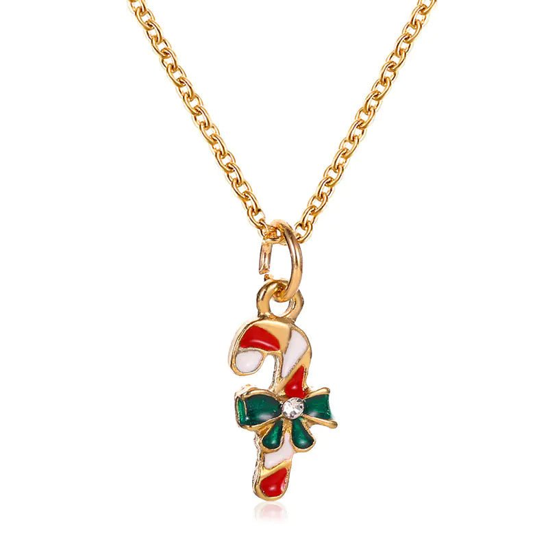 Fashionable Christmas Necklace - Alloy, Electroplated (6 Designs) - Whimsical Shoppe