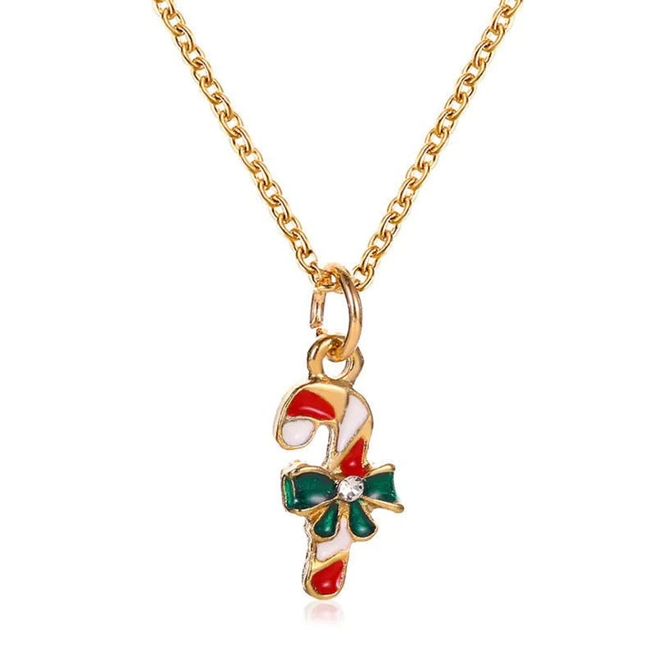 Fashionable Christmas Necklace - Alloy, Electroplated (6 Designs) - Whimsical Shoppe