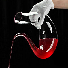 Crystal U-shaped 1500ml (1.5L) Wine Decanter