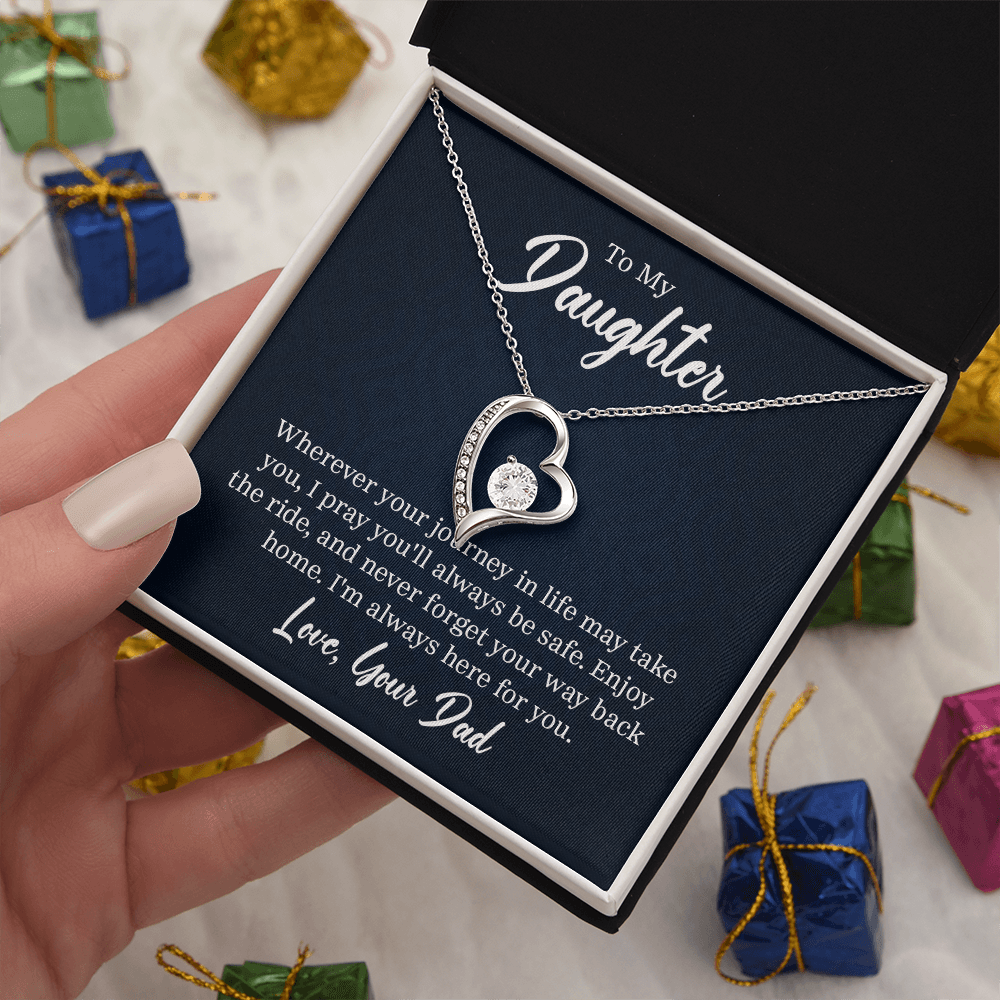 Forever Love Necklace - For Daughter From Dad - Whimsical Shoppe