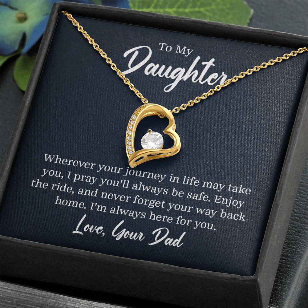 Forever Love Necklace - For Daughter From Dad - Whimsical Shoppe