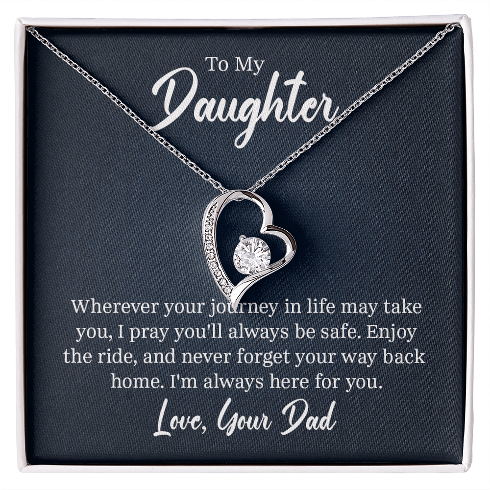 Forever Love Necklace - For Daughter From Dad - Whimsical Shoppe