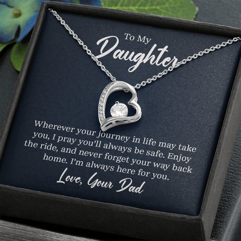 Forever Love Necklace - For Daughter From Dad - Whimsical Shoppe