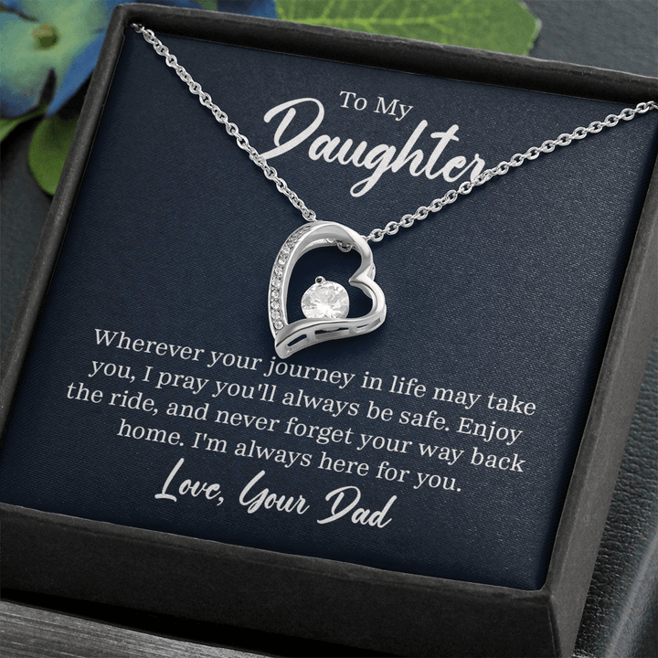 Forever Love Necklace - For Daughter From Dad - Whimsical Shoppe