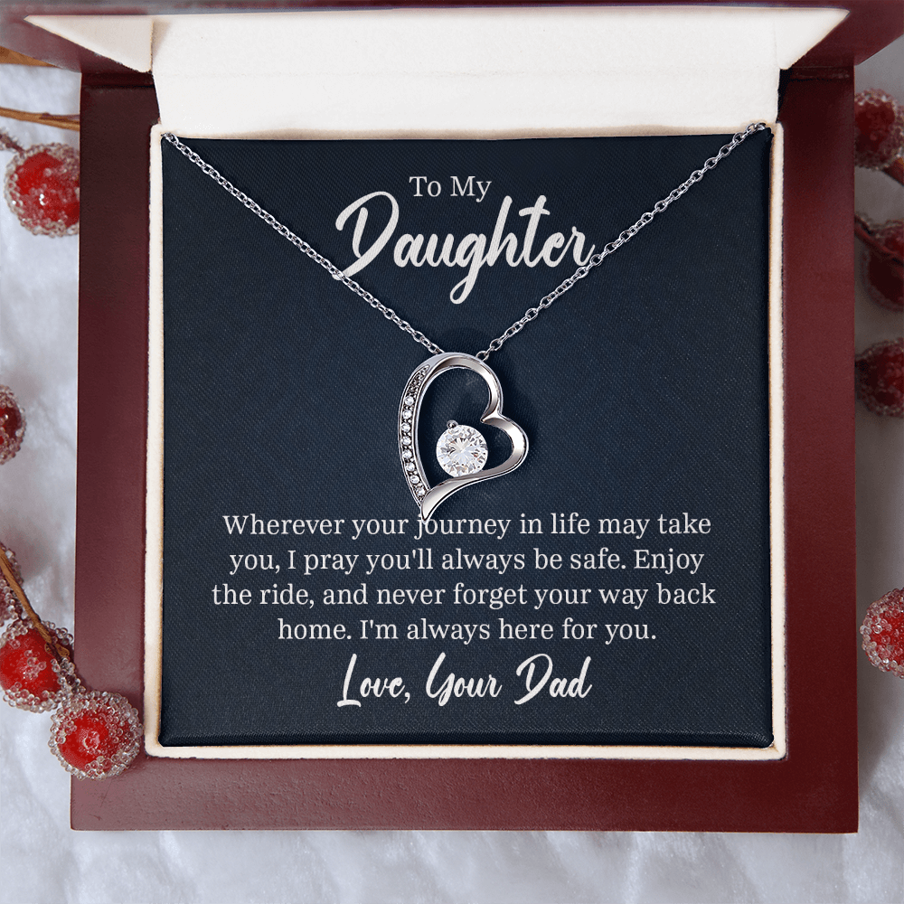 Forever Love Necklace - For Daughter From Dad - Whimsical Shoppe