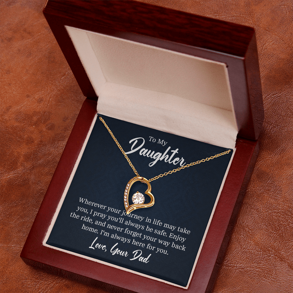 Forever Love Necklace - For Daughter From Dad - Whimsical Shoppe