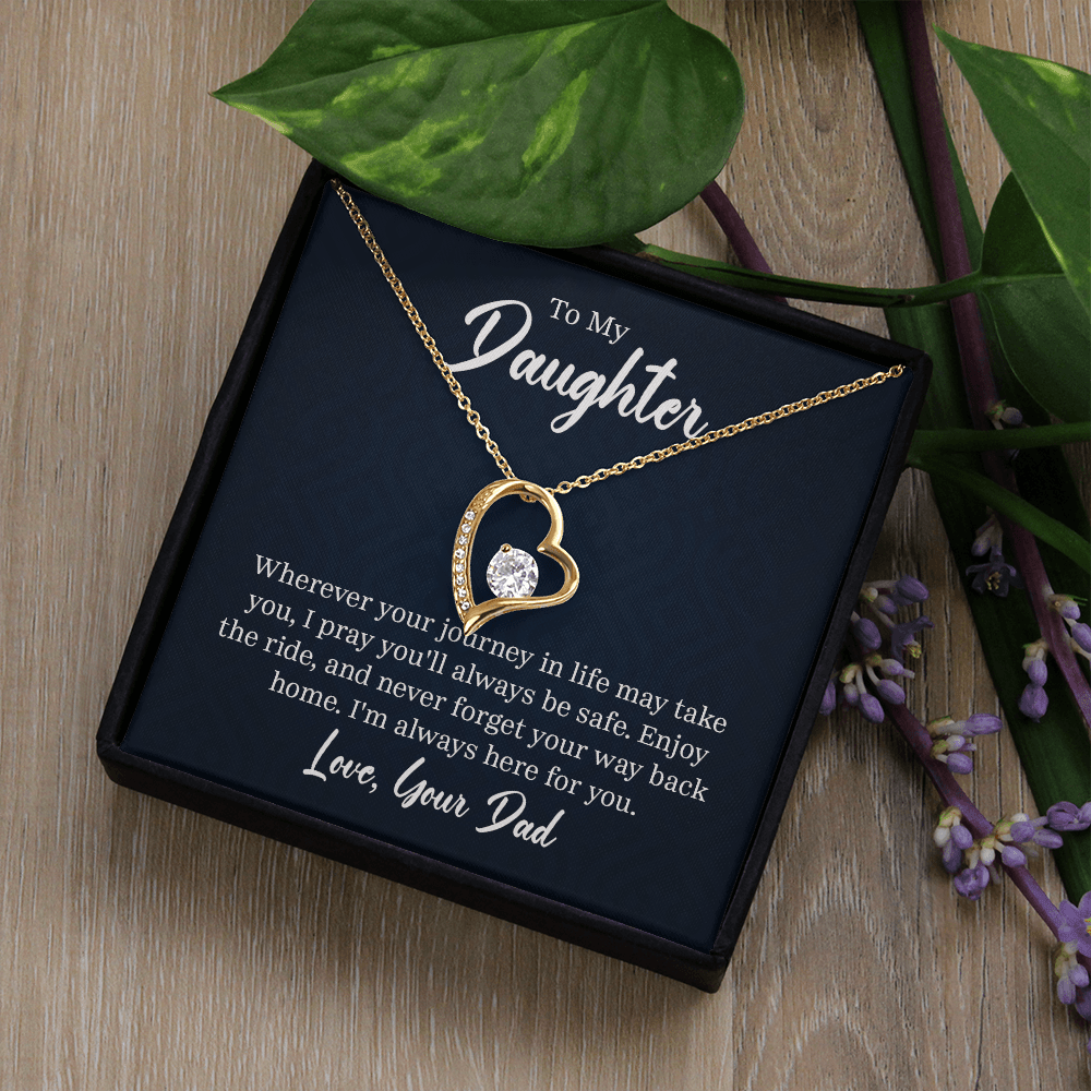 Forever Love Necklace - For Daughter From Dad - Whimsical Shoppe