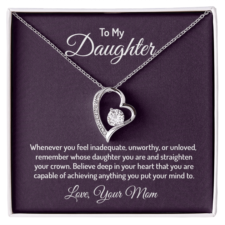 Forever Love Necklace - For Daughter From Mom - Whimsical Shoppe