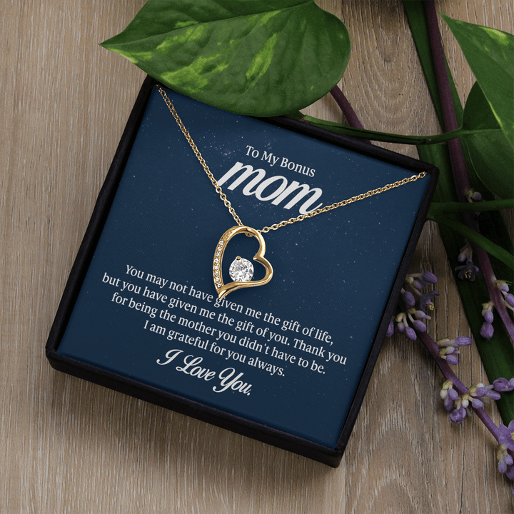 Forever Love Necklace - To My Bonus Mom - Whimsical Shoppe
