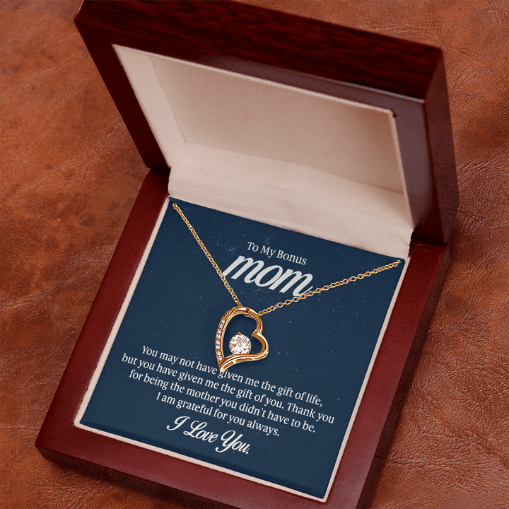 Forever Love Necklace - To My Bonus Mom - Whimsical Shoppe