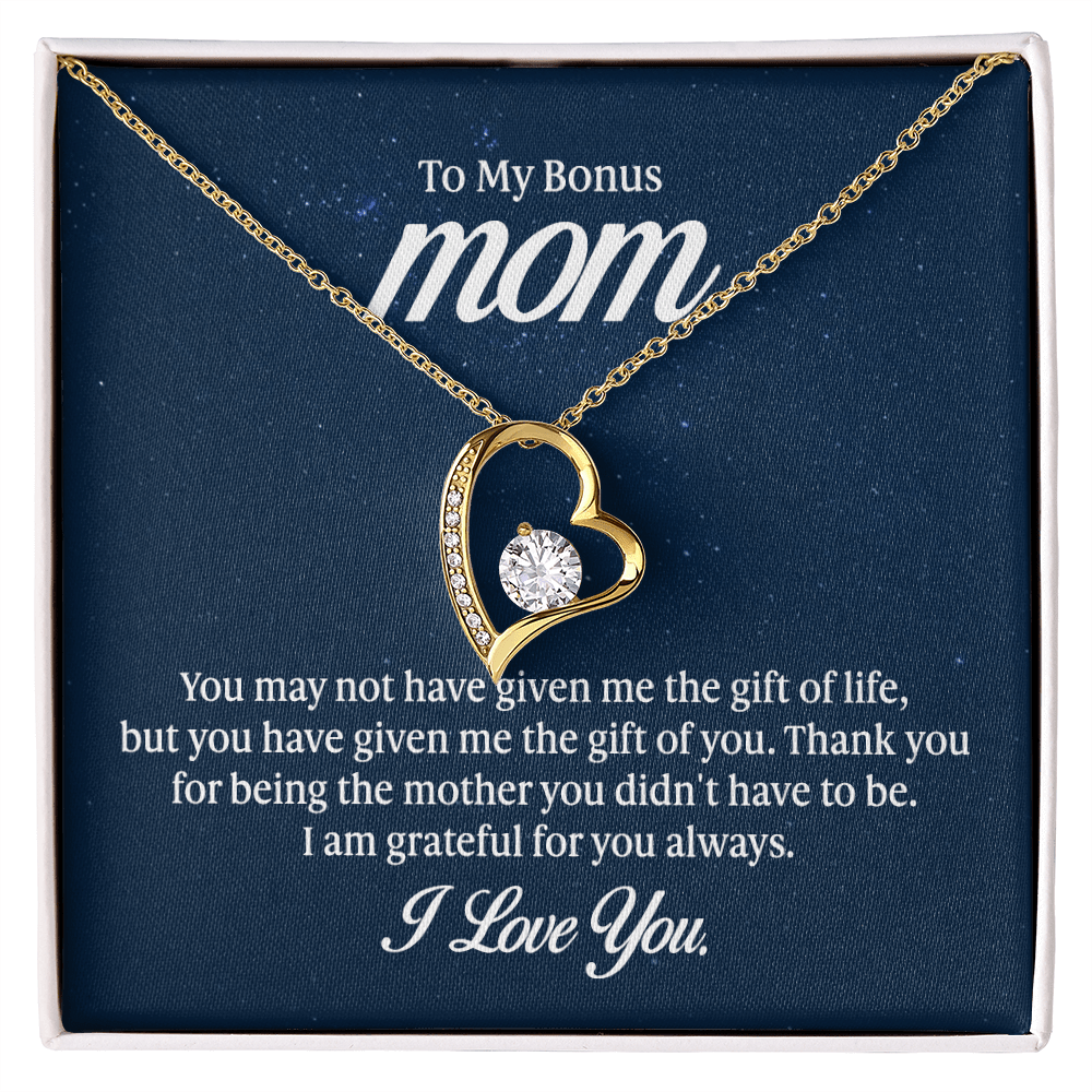 Forever Love Necklace - To My Bonus Mom - Whimsical Shoppe