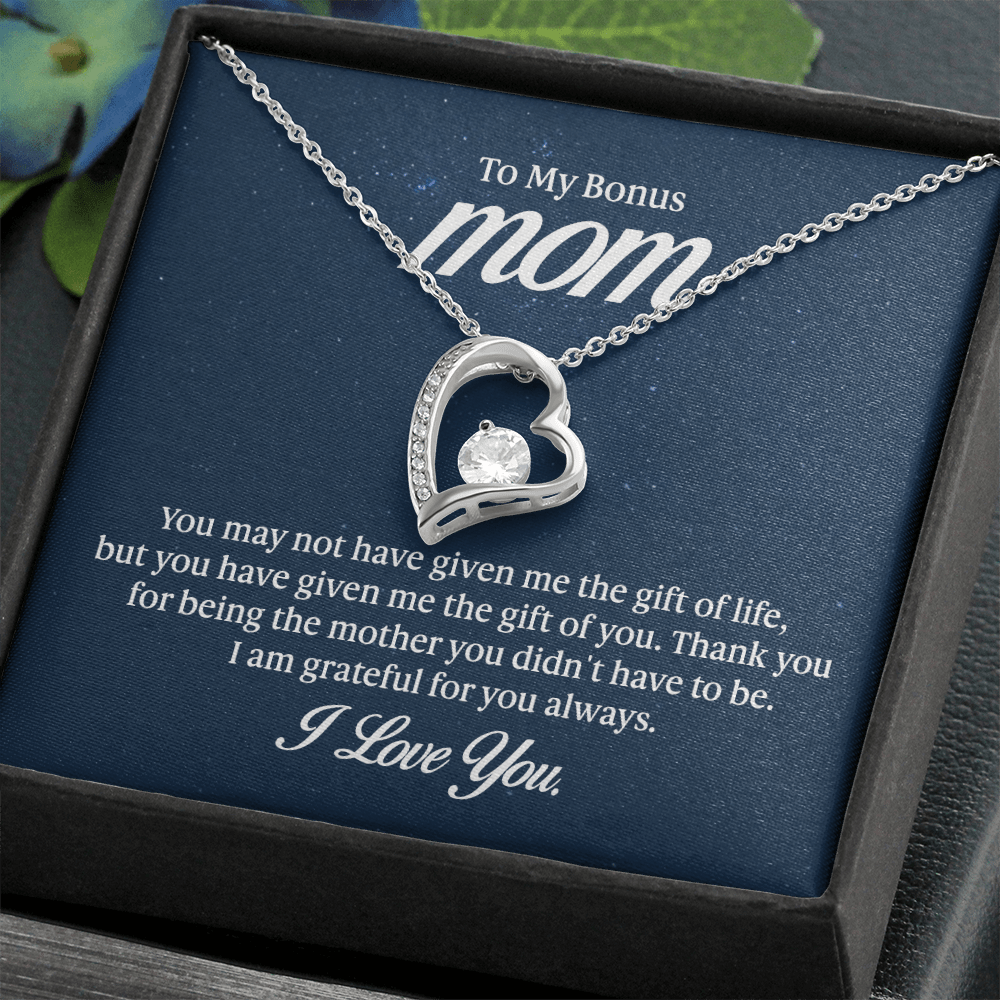 Forever Love Necklace - To My Bonus Mom - Whimsical Shoppe