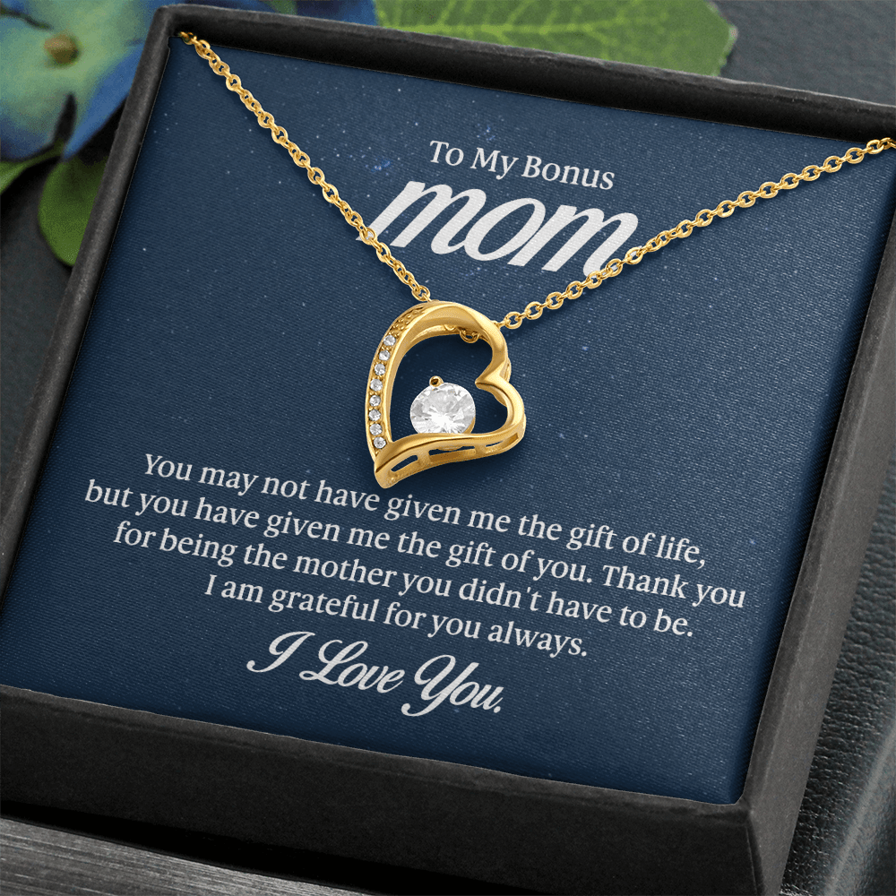Forever Love Necklace - To My Bonus Mom - Whimsical Shoppe
