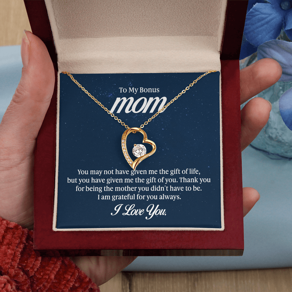 Forever Love Necklace - To My Bonus Mom - Whimsical Shoppe