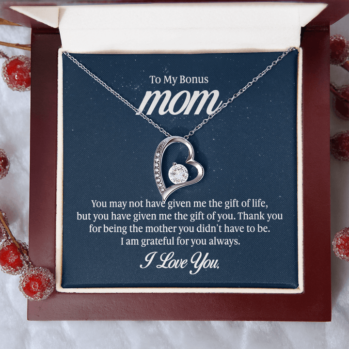 Forever Love Necklace - To My Bonus Mom - Whimsical Shoppe