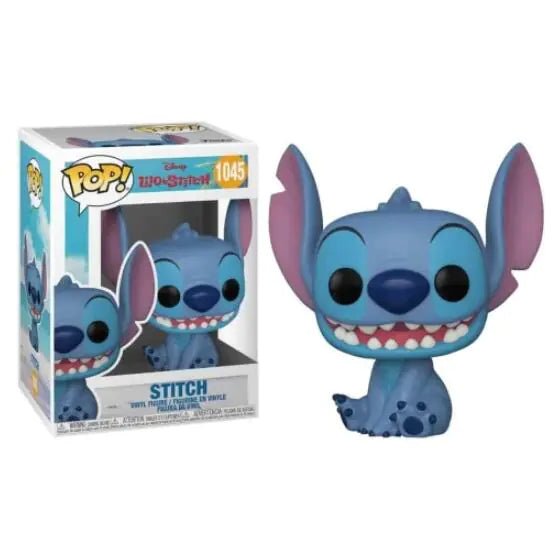 Funko Pop! Disney Lilo & Stitch - Stitch 1045 (Smiling, Seated) - Whimsical Shoppe