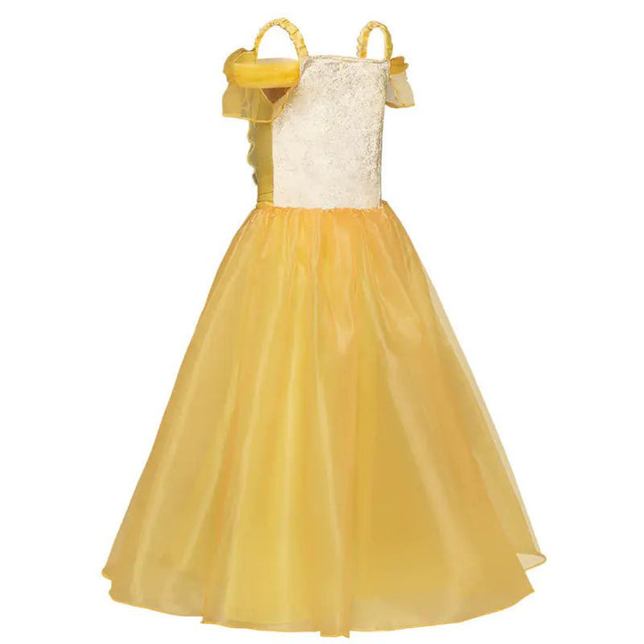 Girls Frozen Elsa Princess Dress - Cotton Blend (110cm - 150cm) - Whimsical Shoppe