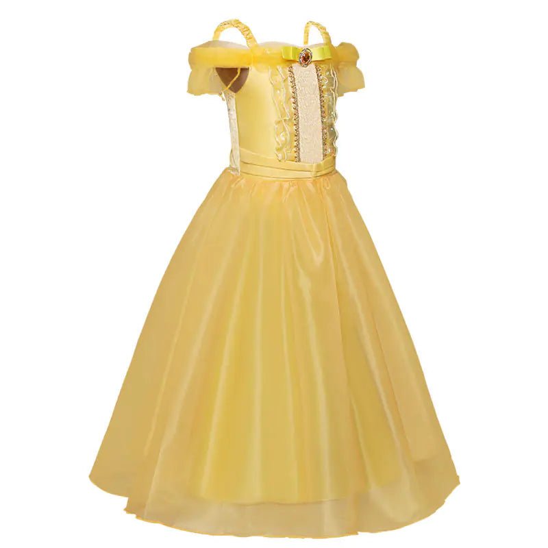 Girls Frozen Elsa Princess Dress - Cotton Blend (110cm - 150cm) - Whimsical Shoppe