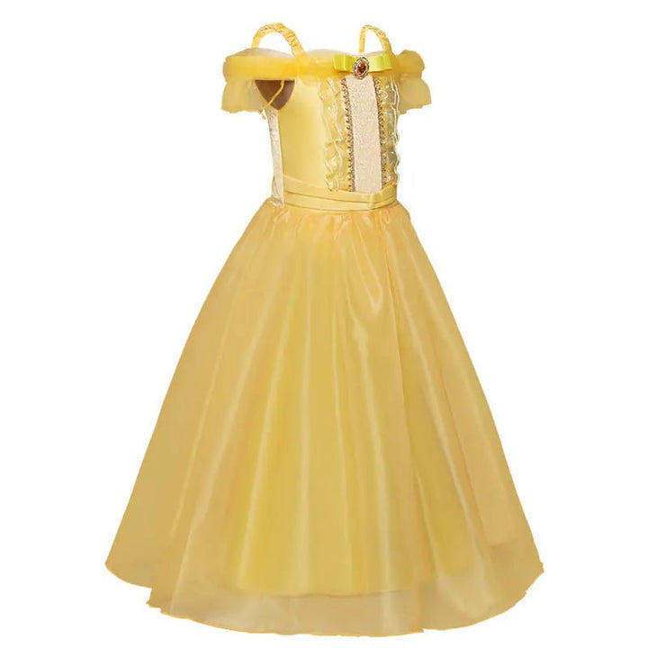 Girls Frozen Elsa Princess Dress - Cotton Blend (110cm - 150cm) - Whimsical Shoppe