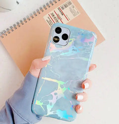 Marble Phone Case – Stylish Protective Cover for iPhone 6–15 with Anti-Fall Design