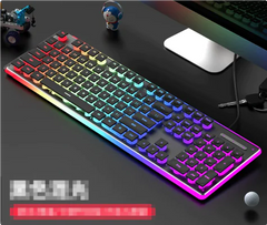 Ergonomic Mechanical Keyboard with RGB Backlight