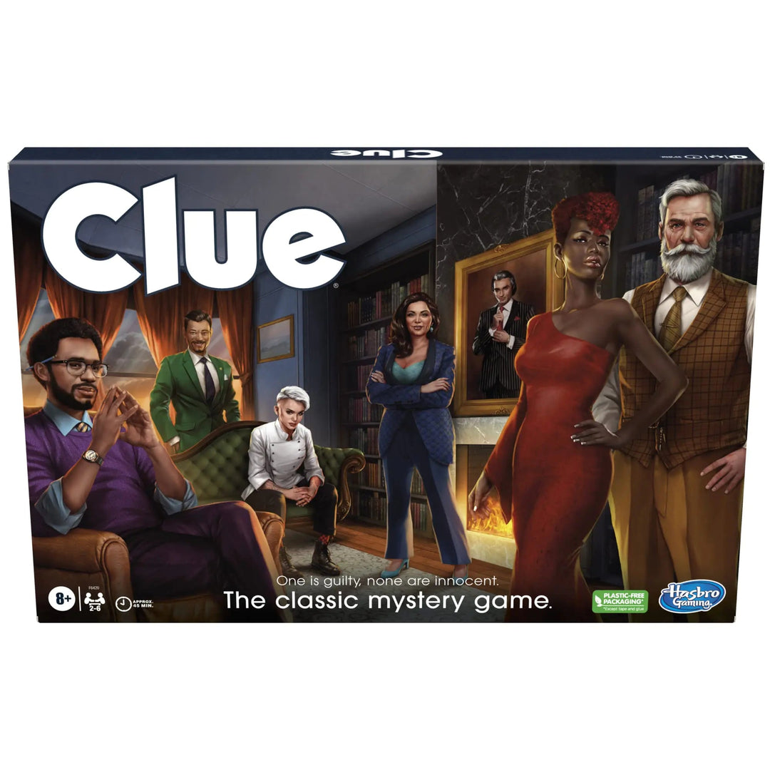 Hasbro Clue Board Game - Reimagined Mystery for 2–6 Players (Ages 8+) - Whimsical Shoppe