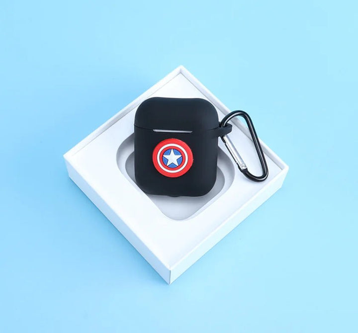 Headphone Case & Accessories – Anime - Inspired Silicone Earphone Protective Covers (Spider - Man, Iron Man, Batman & More) - Whimsical Shoppe