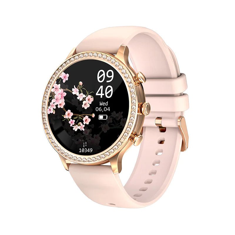 I70 Women’s Smartwatch – Music Control, Heart Rate & Step Tracking, 230mAh, Metal Case (Multiple Colors) - Whimsical Shoppe