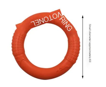 Interactive EVA Training Ring – Durable Pull Toy for Dogs, Exercise & Tug - of - War (Small/Large, Red/Green/Orange) - Whimsical Shoppe