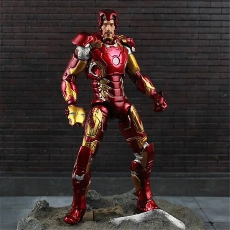 Iron Man MK43 Anime Figure Model – 21cm PVC Collectible Statue (100% New) - Whimsical Shoppe