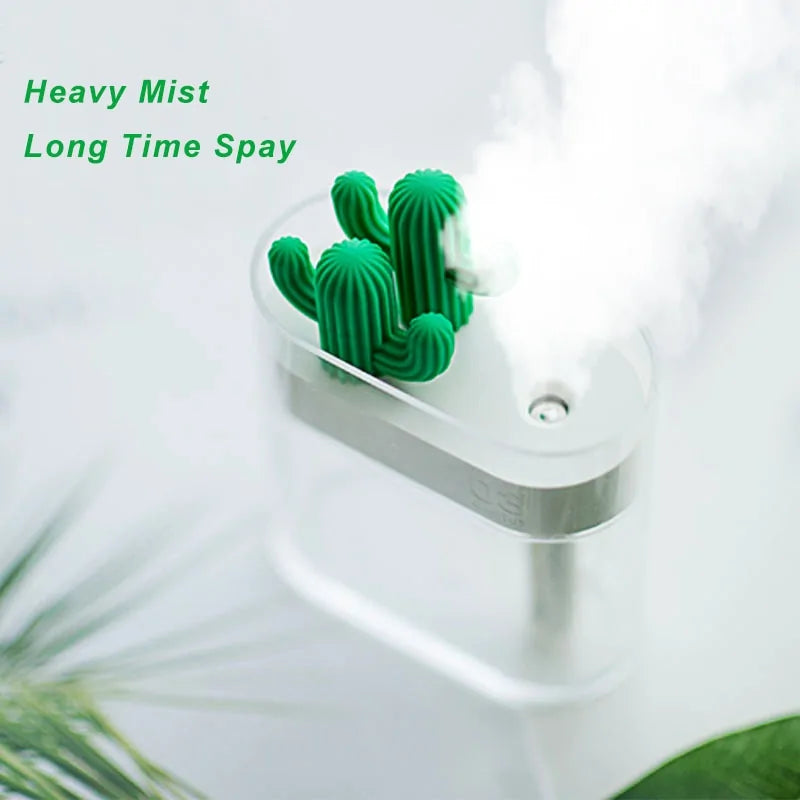 Ultrasonic Air Humidifier Clear Cactus (160 mL)