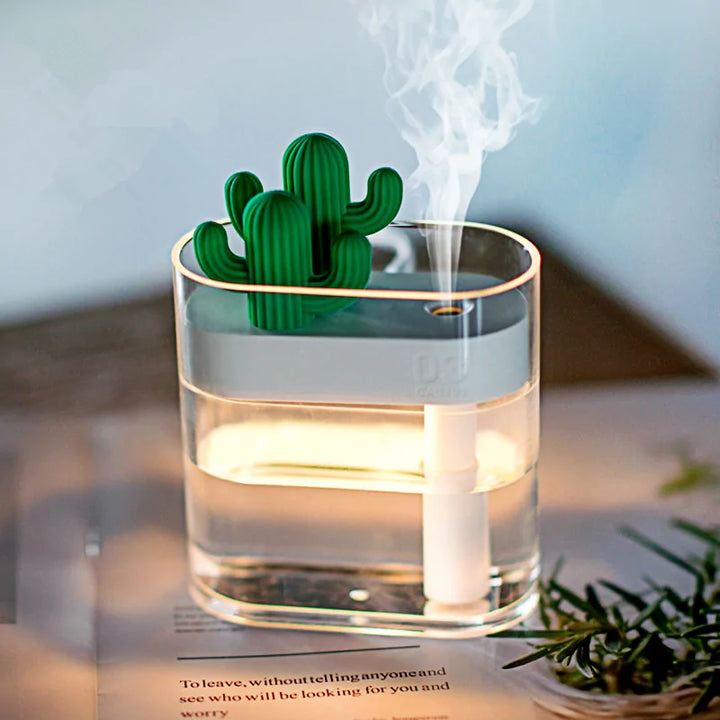 Ultrasonic Air Humidifier Clear Cactus (160 mL)