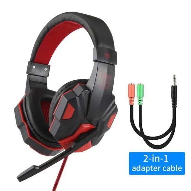 LED Light Wired Gamer Headset - Whimsical Shoppe