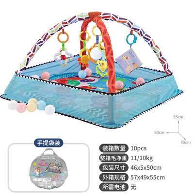 Baby Play Gym with Ocean Balls and Activity Fence