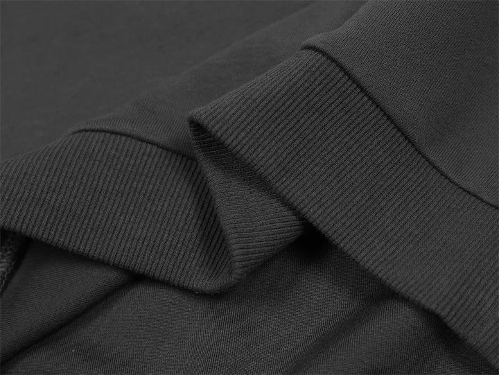 Men's Fashion Solid Color Loose Sweater - Cotton/Poly Blend - Whimsical Shoppe